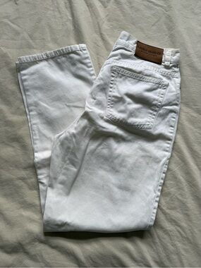 Ralph Lauren White Slim Straight Women Jeans